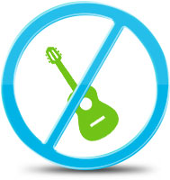 Prohibido el transporte de instrumentos musicales